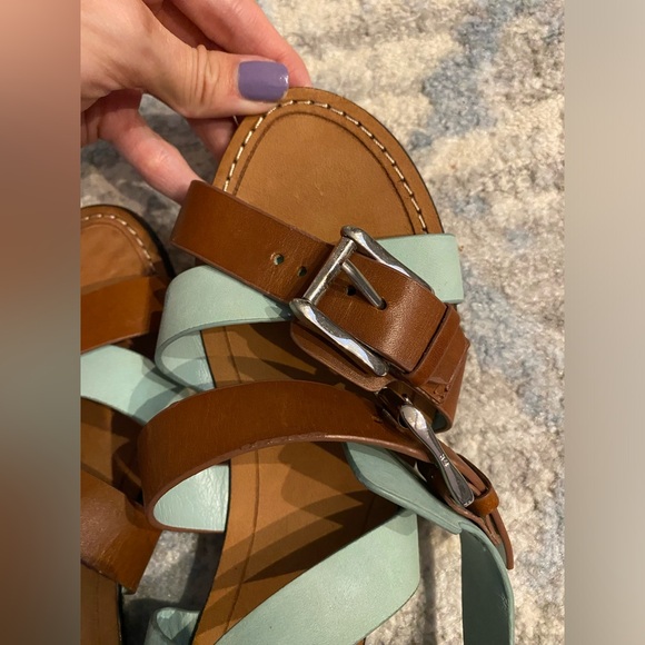 Size 6.5 Rebecca Minkoff Leather Sandals - Picture 4 of 10